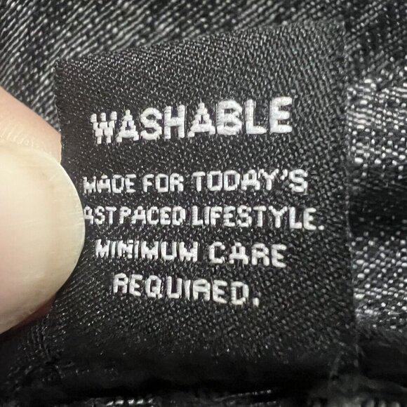 Larry Levine Pants Stretch Black Glen Plaid Zip Fly Pockets Women's Size 18W - Picture 9 of 13